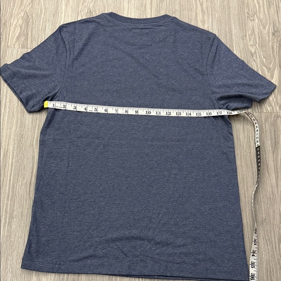 Marte Grey Men's Heather Blue Short Sleeve Tee Size S - Picture 7 of 8